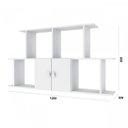 Ver imagem 7 de Quarto Infantil 4 Peças com Cama Roupeiro Cômoda e Nicho Docinho Branco