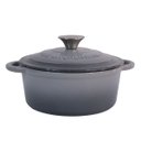 Ver imagem 2 de Jogo de Panelas Ferro Fundido Esmaltado 4 Peças Cinza