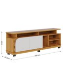 Ver imagem 2 de Rack Bancada Jurerê 1.8 Naturale Off White Matte – Colibri