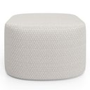 Ver imagem 6 de Kit 02 Puffs Decorativos Orgânico para Living Quarto 70cm Doha W01 Bouclê Cru - Lyam Decor