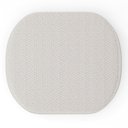 Ver imagem 7 de Kit 02 Puffs Decorativos Orgânico para Living Quarto 70cm Doha W01 Bouclê Cru - Lyam Decor