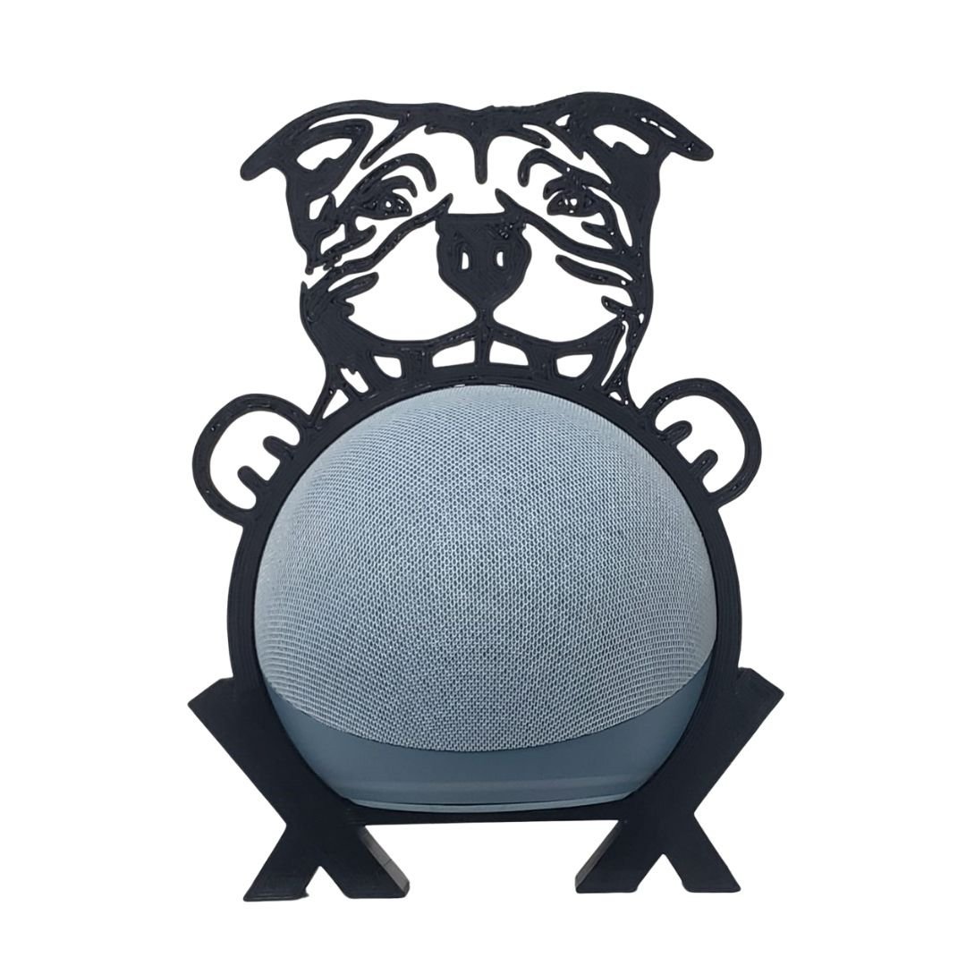 Suporte de Alexa para Echo Dot 4 e Dot 5 Cachorro "pitbull"