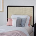 Ver imagem 4 de Cabeceira Solteiro Maia 90cm Palhinha Boho Móvel na Caixa