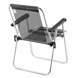 Cadeira De Praia Alumínio Beach Black Amvc - 4