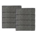 Ver imagem 1 de Kit Com 8 Refil de Microfibra Para Mop Flat Cabo Inox Com Balde Lava e Saca Esfregão Multiuso Limpa