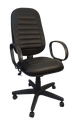 Ver imagem 1 de Cadeira Escritório Presidente Comfort Costurada:marrom