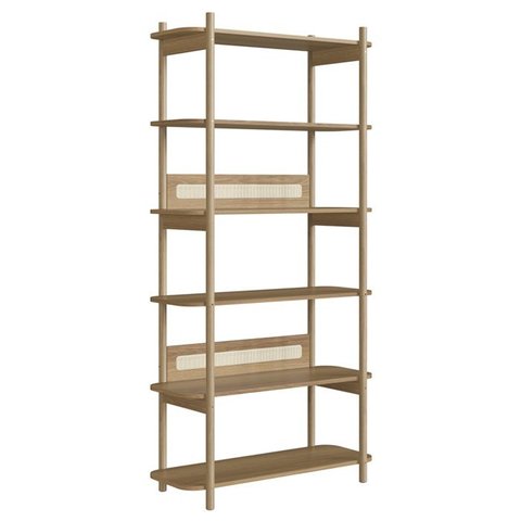 Estante 180 Cm 6 Prateleiras Pes Madeira Oslo 27965 Hanover Artesano