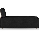 Ver imagem 5 de Sofá Chaise Modular 74cm Sala de Estar Sintético Preto Z32 - Mpozenato