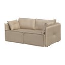 Ver imagem 4 de Sofá Retrátil em Linho 3 Lugares 2,00m Veneza 