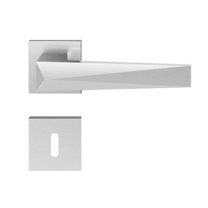 Fechadura Ascot Cromo Acetinado Interna