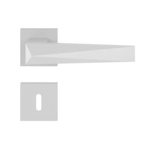 Fechadura Ascot Branco Texturizado Interna