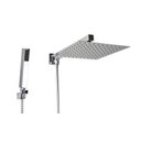 Ver imagem 1 de Ducha Chuveiro Inox 25 Cm com Chuveirinho de Mão em Abs