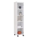 Ver imagem 3 de Armário Multiuso Organizador 1 Porta Luxo Moveis Gonçalves - Branco