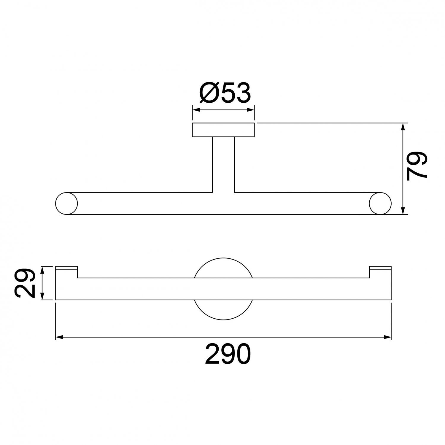 Suporte Duplo Toalha/Papel 2022 N82 Loren Loft Metal Lorenzetti - 2