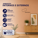 Ver imagem 2 de Tinta Acrílica Standard Semi Brilho 18L Cor Damasco Antimofo Baixo Odor Durín