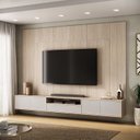 Ver imagem 2 de Rack com Painel para TV até 85 Polegadas 100% MDF 270cmx200cm Astro Yescasa