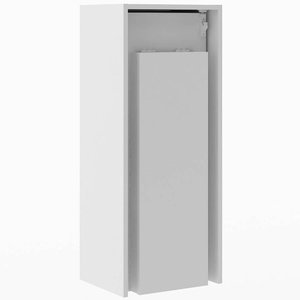 Balcão Tábua de Passar Roupa 164cm Retrátil Branca Prateleiras Tecnomobili Tp3030