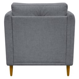 Kit 2 Poltronas Decorativa Luxo para Sala Consultório Escritório Recepção Aviv Linho Premium - 8