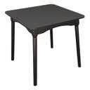 Ver imagem 2 de Jogo de Jantar Colonial Brisa Mesa 80x80cm Preto + 02 Cadeiras Pretas - Rustico Linda (quadrada)