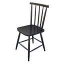 Ver imagem 3 de Jogo de Jantar Colonial Brisa Mesa 80x80cm Preto + 02 Cadeiras Pretas - Rustico Linda (quadrada)