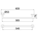 Ver imagem 2 de Porta Toalha Barra 2040 N82 Loren Loft Metal Lorenzetti