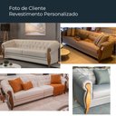 Ver imagem 6 de Sofá 2 Lugares 188cm Pugle Linho Camurça Bege - Sallar Home