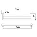 Ver imagem 2 de Porta Toalha Dupla Barra 2042 N82 Loren Loft Metal Lorenzetti