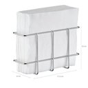 Ver imagem 3 de Porta Guardanapo de Mesa Cromado Guardanapeira Restaurante Lancheria Mesa Posta Utimil