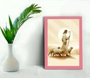 Ver imagem 1 de Quadro Decorativo Bom Pastor Loja Biblioteca +vidro 33x25 A4:rosa