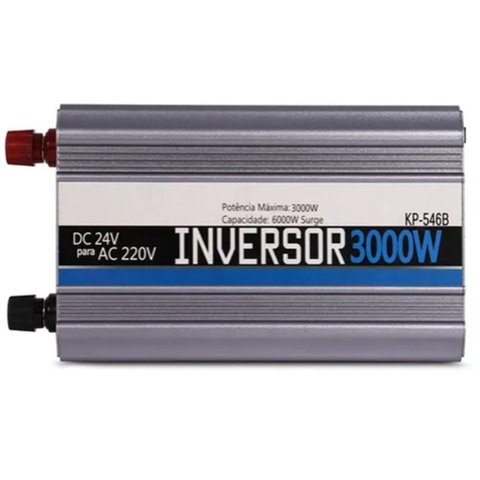 Conversor Inversor 24v para 220v Veicula 3000w pra Geladeira