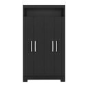 Ver imagem 6 de Armário Multiuso 4 Portas e Nicho Nt4040 Preto Tx Notável Móveis Preto Tx