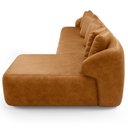 Ver imagem 6 de Sofá 5 Lugares com Chaise Direito Sala Living 328cm Arlo F04 Couríssimo Whisky - Lyam Decor