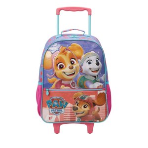Mochila com Rodas Escolar 16" Patrulha Canina Meninas - Xeryus