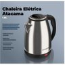 Chaleira Elétrica Atacama 1,8L 110V Inox - Unitermi - 2