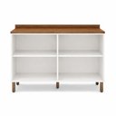 Ver imagem 4 de Balcão 2 Portas Cantinho do Café com Tampo 100% MDF Iluminata Cinza/Branco/Fendi/Ébano