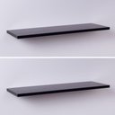 Ver imagem 1 de Kit com 2 Prateleiras 60 X 20cm Suporte Invisivel - Cor Preto