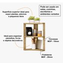 Ver imagem 3 de Nicho Prateleira Cantoneira Prisma Multiuso Cinamomo