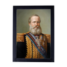 Quadro Moldura Dom Pedro Ii Imperio Monarquia 33x24cm P8254 - 1