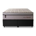 Ver imagem 4 de Conjunto Box Baú Super King Liverpool Preto 193x203x80 c/ Molas Ensacadas