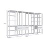 Guarda-Roupa Closet Easy 6 Peças Com 6 Gavetas Branco - 6