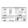 Guarda-Roupa Closet Easy 6 Peças Com 6 Gavetas Branco - 2