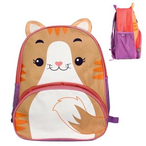 Mochila Infantil com Alças - Design de Gato