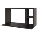 Ver imagem 1 de Suporte Micro-ondas Forno Armário Aéreo 80cm 2 Prateleiras Maya M24 Preto - Mpozenato