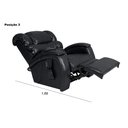 Ver mais imagens de Poltrona Reclinável Imperial Motorizada Courissimo com Lift:preto 851