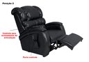 Ver imagem 6 de Poltrona Reclinável Imperial Motorizada Courissimo com Lift:preto 851