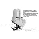 Ver imagem 3 de Poltrona Reclinável Imperial Motorizada Courissimo com Lift:preto 851