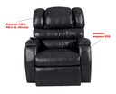 Ver imagem 7 de Poltrona Reclinável Imperial Motorizada Courissimo com Lift:preto 851