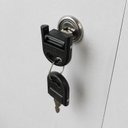 Ver imagem 7 de Armário Locker Guarda Volume 4 Portas com Chave Multiuso , Academia e Vestiário ME4204 Branco