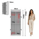 Ver imagem 3 de Armário Locker Guarda Volume 4 Portas com Chave Multiuso , Academia e Vestiário ME4204 Branco