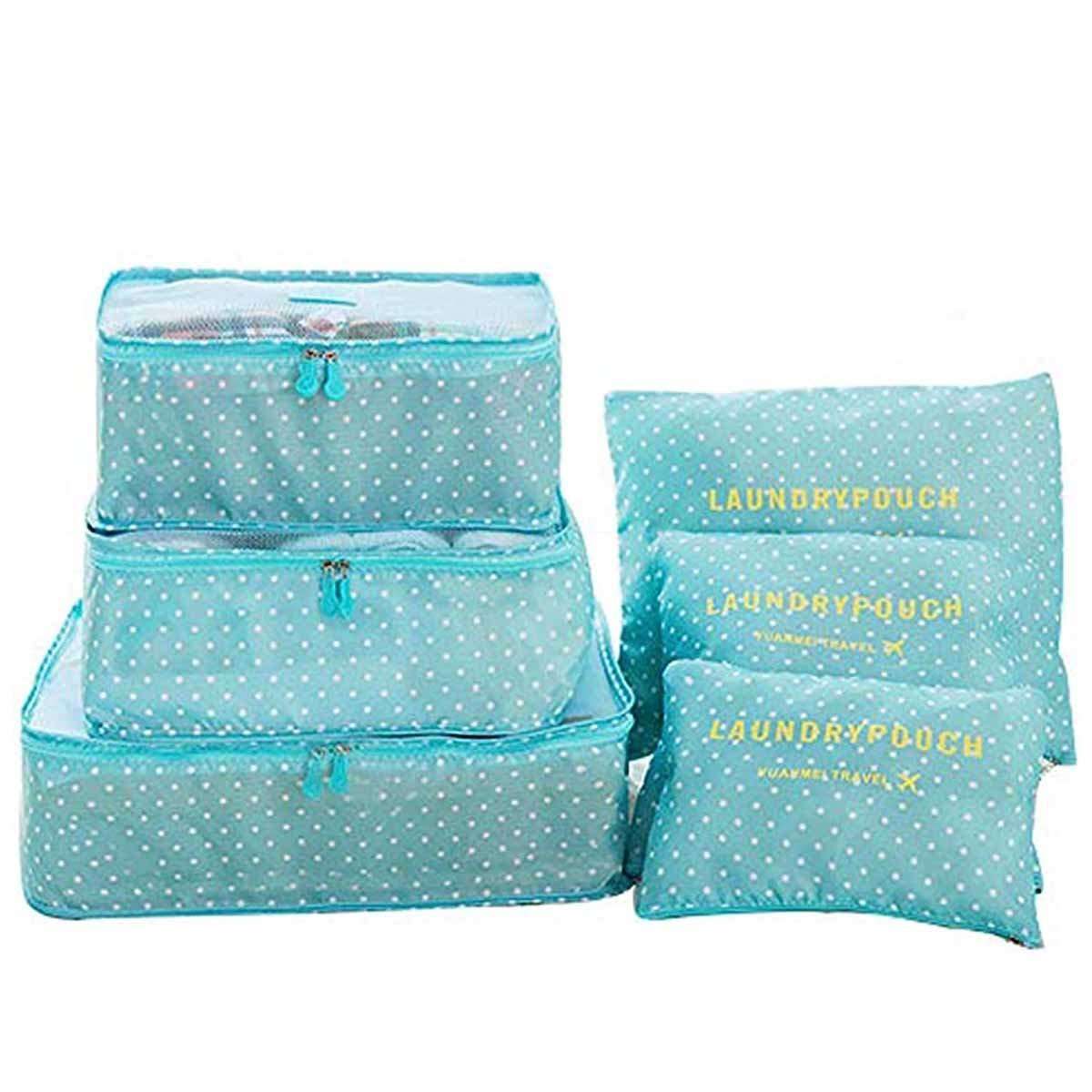 KIT 6 SACOS BOLSAS ORGANIZADOR MALA VESTIMENTAS BAGAGEM VIAGEM:Unissex ...